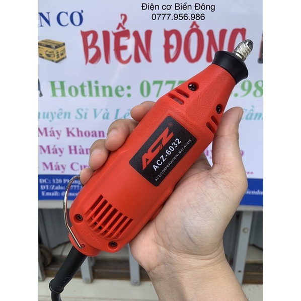 Máy mài khuôn ACZ 6032 mài, khoan, cắt, điêu khắc, làm lũa gỗ, đánh bóng, chà nhám trên gỗ, kim loại,