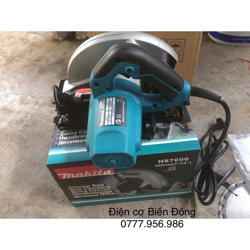 Máy cưa dĩa MKT HS 7000-185mmvới công suất 1200W mạnh mẽ