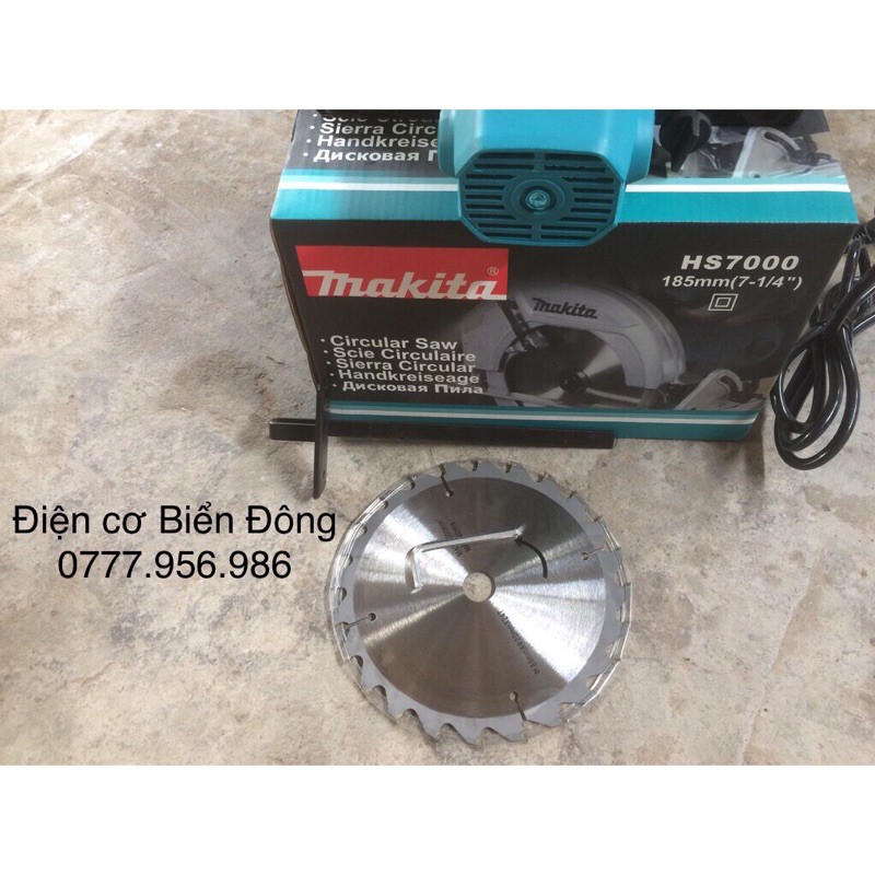 Máy cưa dĩa MKT HS 7000-185mmvới công suất 1200W mạnh mẽ