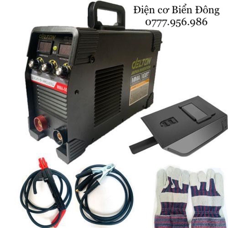 Máy Hàn điện tử DELTON MMA-500S  INVETER công nghệ Nhật Bản Tặng Bó 20 que Hàn que chấm boong 4 ly 