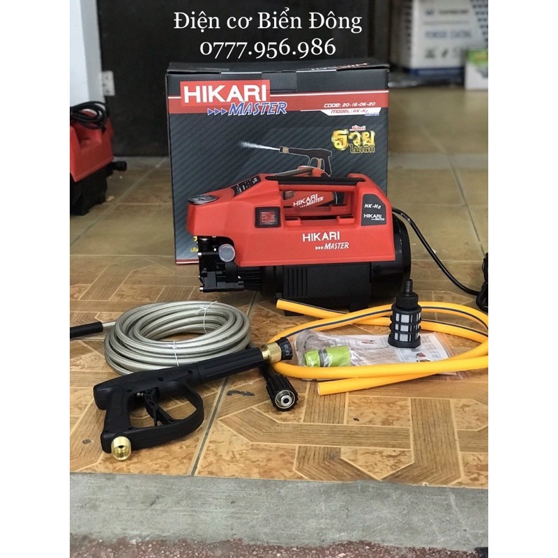 Máy rửa xe chính hãng HIKARI THAILAND chuyên rửa xe hơi tay ga