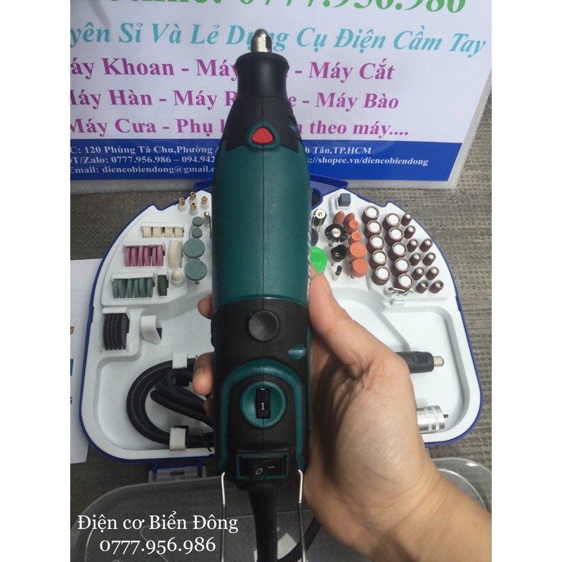 Máy mài khuôn khắc mỹ nghệ MAKITA-JQ3100A 100 món mài, chà nhám, đánh bóng, điêu khắc