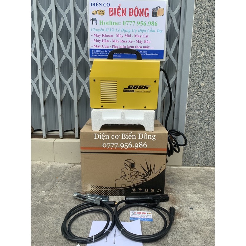 Máy hàn điện tử Tặng Bó 20 que Máy Hàn điện tử BOSS ZX7-200G INVERTER model mới cao cấp