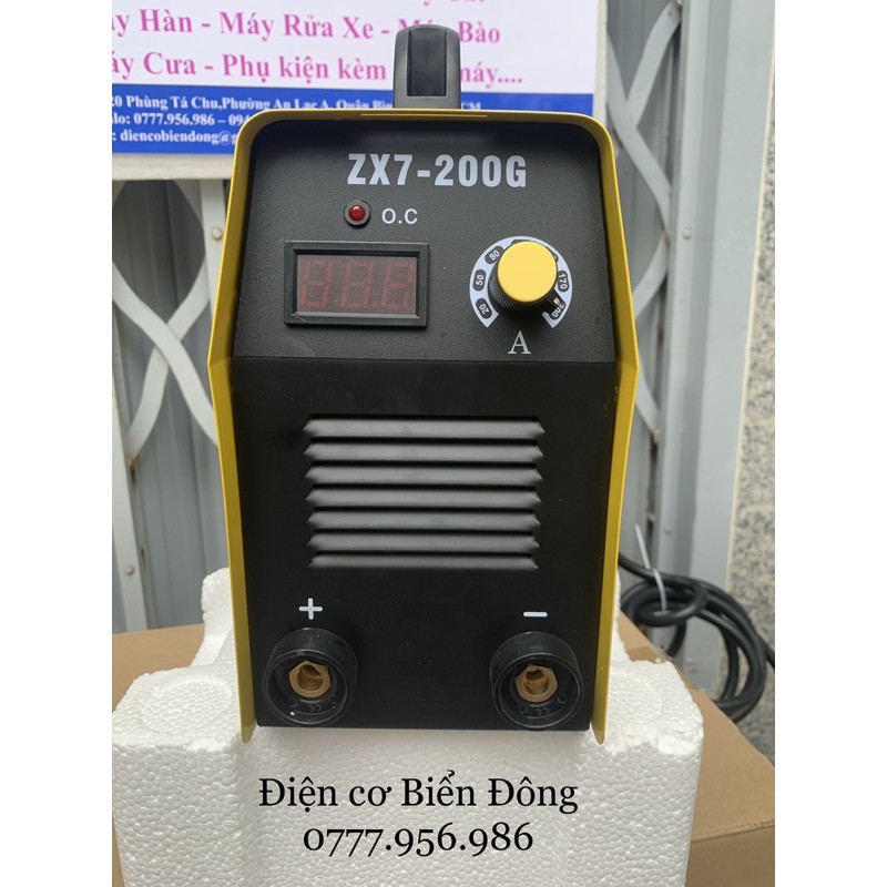 Máy hàn điện tử Tặng Bó 20 que Máy Hàn điện tử BOSS ZX7-200G INVERTER model mới cao cấp