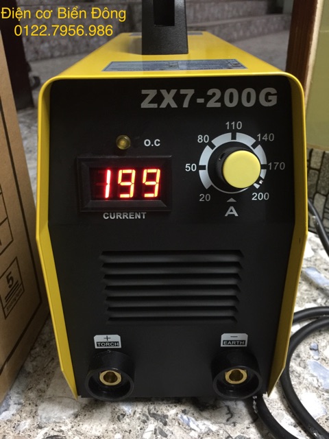 Máy hàn điện tử Tặng bó 20 que hàn Máy Hàn điện tử Boss ZX7-200G INVERTER model new cao cấp