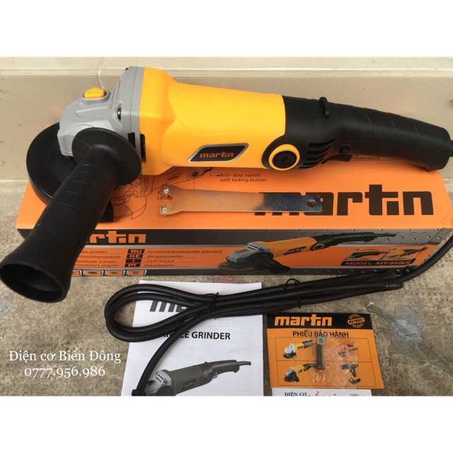 MÁY MÀI 1 TẤC ĐUÔI DÀI 950W MARTIN cắt sắt tường gỗ tôn