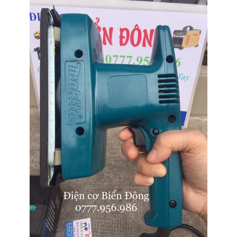 Máy chà nhám chữ nhật MAKTIA 9035 đánh bật tối ưu các bề mặt nhám làm bóng mịn.