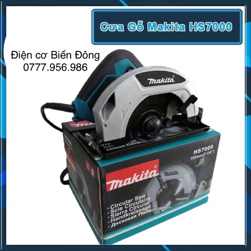 Máy cưa gỗ Tặng lưỡi cưa 185mm Máy cưa dĩa MAKITA HS 7000-185mmvới công suất 1200W mạnh mẽ