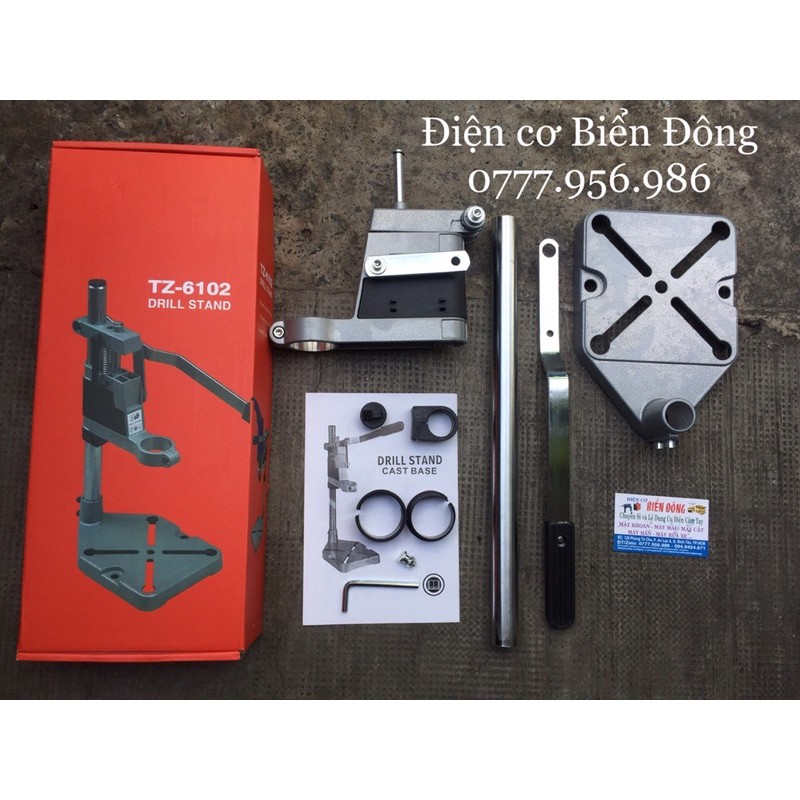 Đế kẹp chuyển máy khoan Đế kẹp chuyển máy khoan thành máy khoan bàn mini TZ-6102