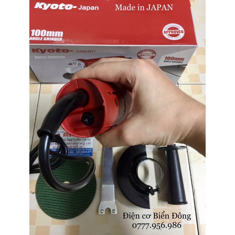 Máy mài Tặng đĩa mài 29k Máy mài 1 tấc KYOTO loại 1 mài và cắt sắt tường gỗ tôn