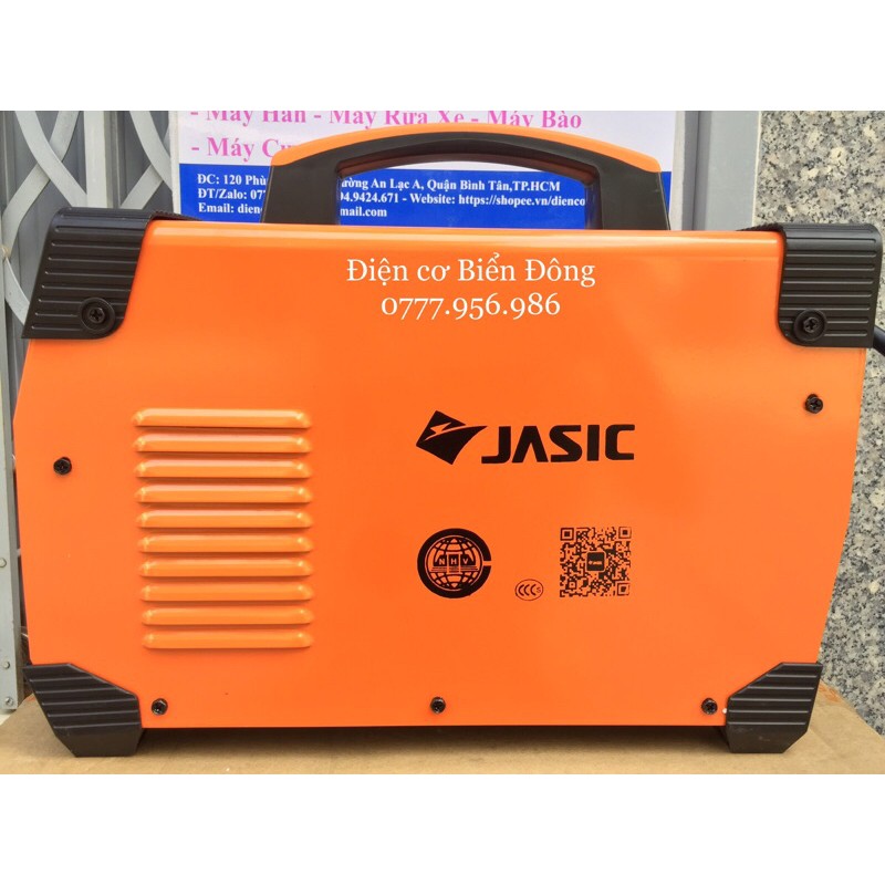 Máy Hàn điện tử Tặng bó 20 que hàn Hàn que chấm boong 5 ly máy hàn JASIC ARC-250E ANH QUỐC