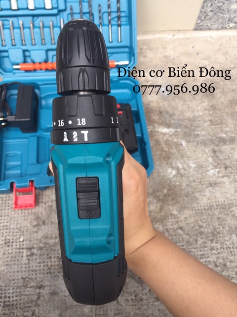 Máy khoan pin Tặng đầy đủ phụ kiện Máy khoan pin Bêtông cầm tay MAKITA 26V Thái Lan