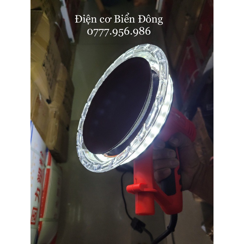 Máy chà nhám tường ACZ 1250W 180mm Chà nhám và hút bụi tường có đèn led