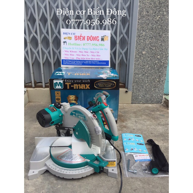 Máy cắt nhôm T-MAX Cắt nhôm gỗ đĩa cắt 255 , 1850W