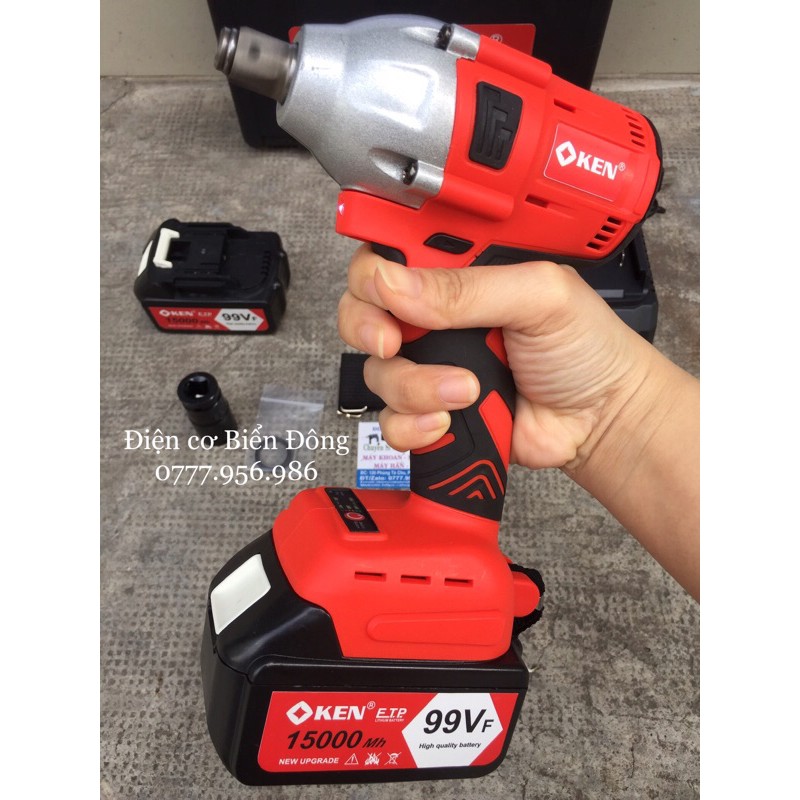 Máy Siết Bulong khoan sắt bắt ốc vít KEN -Không chổi than motor từ