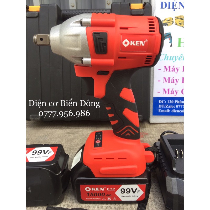 Máy Siết Bulong khoan sắt bắt ốc vít KEN -Không chổi than motor từ