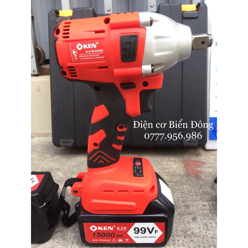 Máy Siết Bulong khoan sắt bắt ốc vít KEN -Không chổi than motor từ