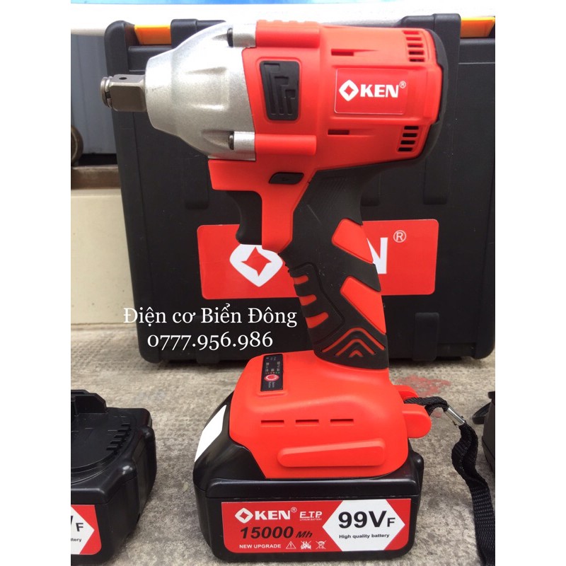 Máy Siết Bulong khoan sắt bắt ốc vít KEN -Không chổi than motor từ