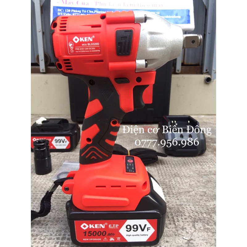 Máy Siết Bulong khoan sắt bắt ốc vít KEN -Không chổi than motor từ