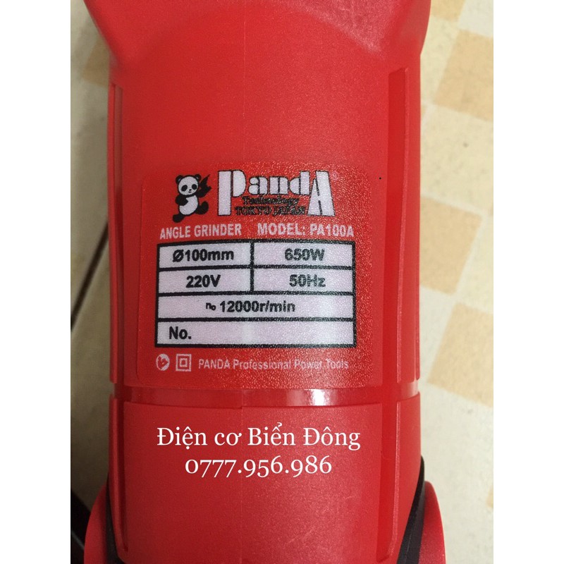 MÁY MÀI 1 TẤC PANDA PA100A ĐUÔI DÀI mài và cắt sắt tường gỗ tôn Tặng đĩa mài 29k 