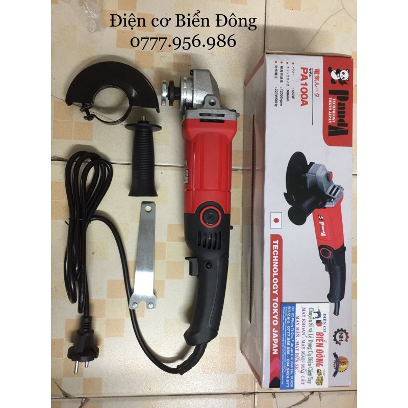 MÁY MÀI 1 TẤC PANDA PA100A ĐUÔI DÀI mài và cắt sắt tường gỗ tôn Tặng đĩa mài 29k 
