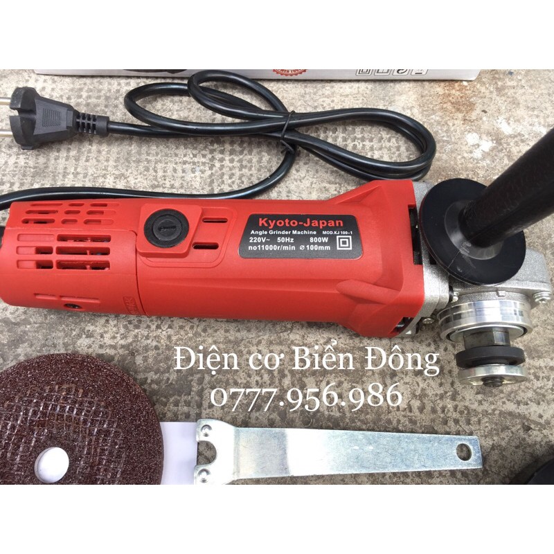 Máy mài 1 tấc KYOTO loại 1 mài và cắt sắt tường gỗ tôn Tặng đĩa mài 29k
