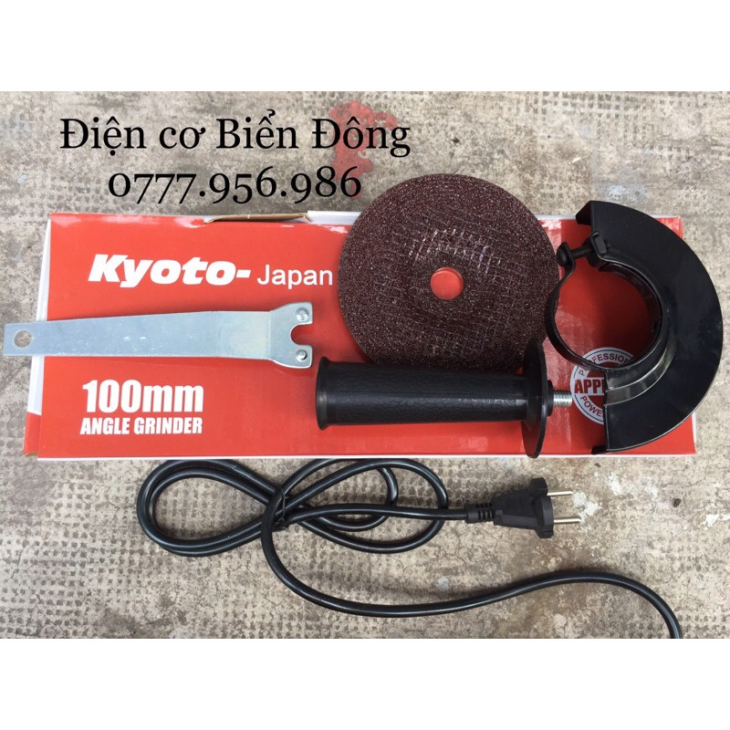 Máy mài 1 tấc KYOTO loại 1 mài và cắt sắt tường gỗ tôn Tặng đĩa mài 29k