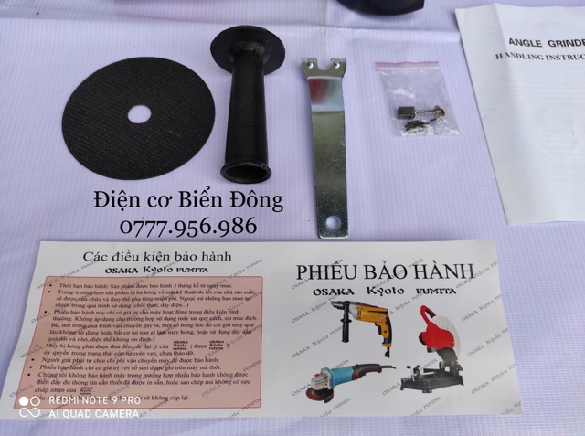 MÁY MÀI 1 TẤC Tặng đĩa mài 29k MÁY MÀI 1 TẤC KYOTO ĐUÔI DÀI 850W mài và cắt sắt tường gỗ tôn