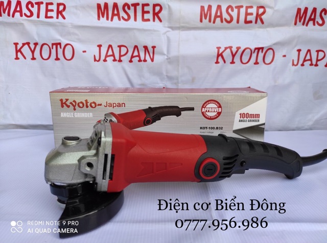 MÁY MÀI 1 TẤC Tặng đĩa mài 29k MÁY MÀI 1 TẤC KYOTO ĐUÔI DÀI 850W mài và cắt sắt tường gỗ tôn