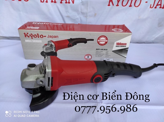 MÁY MÀI 1 TẤC Tặng đĩa mài 29k MÁY MÀI 1 TẤC KYOTO ĐUÔI DÀI 850W mài và cắt sắt tường gỗ tôn