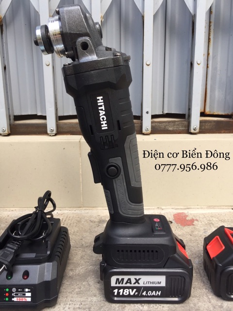 Máy Máy Mài Góc - Máy Cắt Dùng Pin HITACHI 118V - KHÔNG CHỔI THAN
