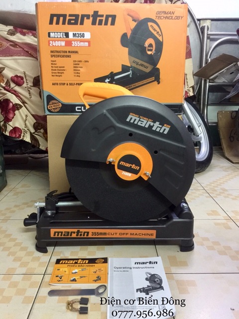 Tặng đĩa cắt 355mm Máy cắt sắt chính hãng MARTIN MT355 đĩa 355mm 2400W