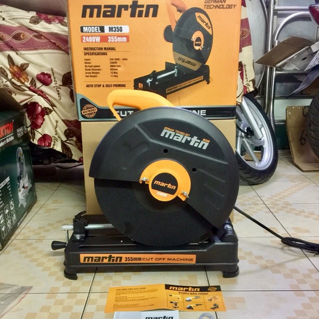 Tặng đĩa cắt 355mm Máy cắt sắt chính hãng MARTIN MT355 đĩa 355mm 2400W