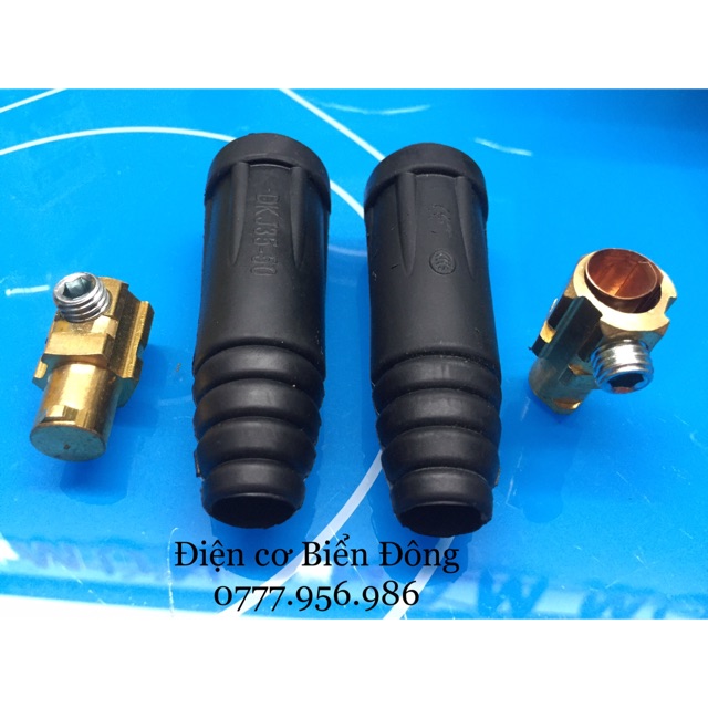 Một JACK gắn dây máy hàn nối vào cọc máy hàn loại cọc lớn có kèm lục giác 35-50