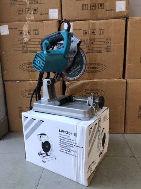 Máy cắt bàn mini 185mm Makita LW1201 Thái Lan hàng loại 1, mẫu tiêu chuẩn, chuyên dùng để cắt kim loại