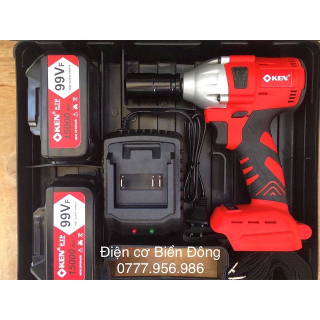 Máy Siết Bulong khoan sắt bắt ốc vít KEN -Không chổi than moto từ