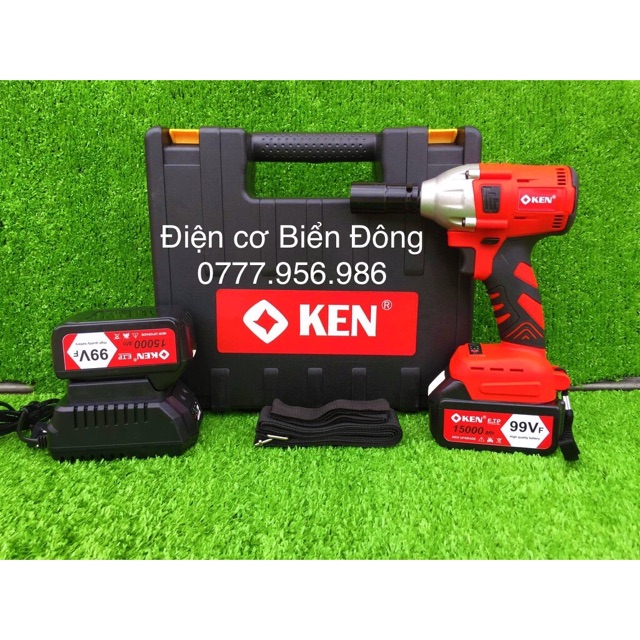 Máy Siết Bulong khoan sắt bắt ốc vít KEN -Không chổi than moto từ