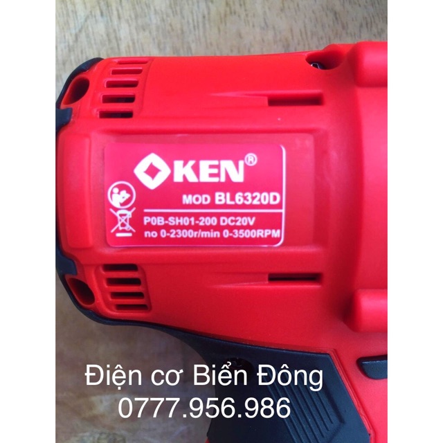 Máy Siết Bulong khoan sắt bắt ốc vít KEN -Không chổi than moto từ