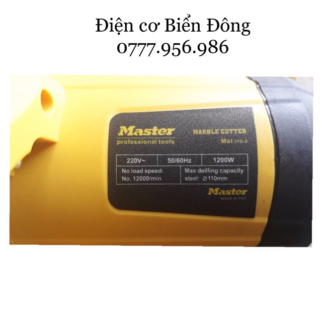 MÁY CẮT GẠCH MASTER đĩa 110 chính hãng MASTER