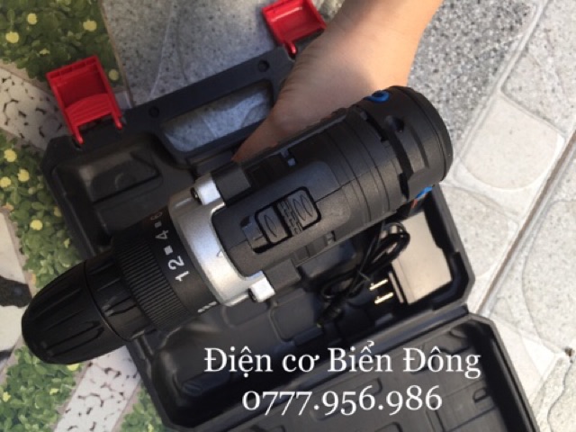 MÁY KHOAN PIN KOMAX CHÍNH HÃNG 12V khoan gỗ kim loại vặn vít
