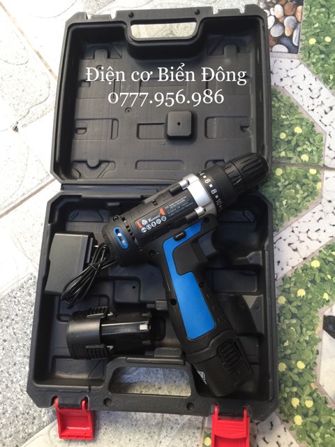 MÁY KHOAN PIN KOMAX CHÍNH HÃNG 12V khoan gỗ kim loại vặn vít