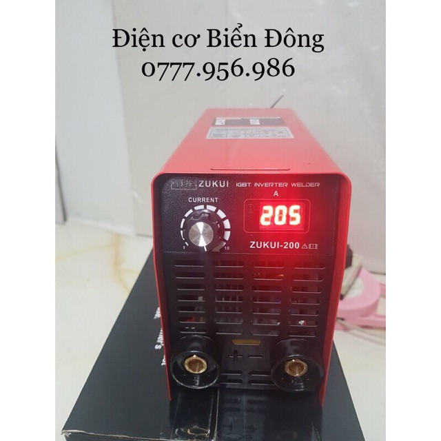 Máy Hàn Tặng Bó 20 que Máy Hàn điện tử ZUKUI 200 INVERTER tiết kiệm điện năng NHẬT BẢN