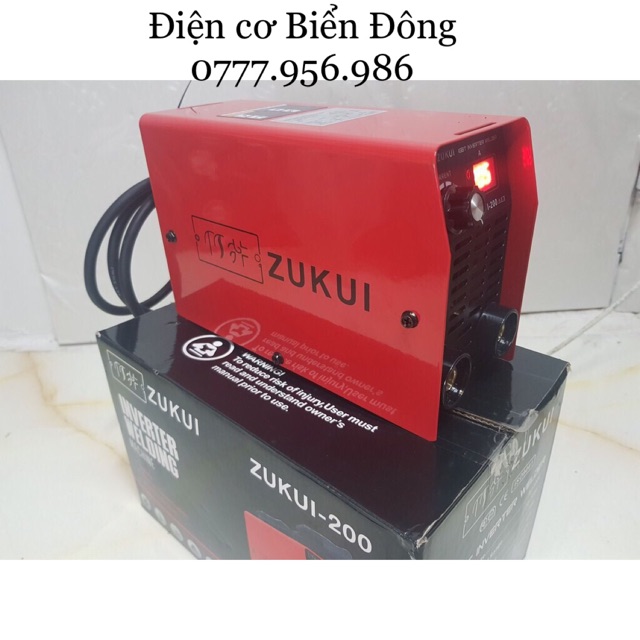 Máy Hàn Tặng Bó 20 que Máy Hàn điện tử ZUKUI 200 INVERTER tiết kiệm điện năng NHẬT BẢN