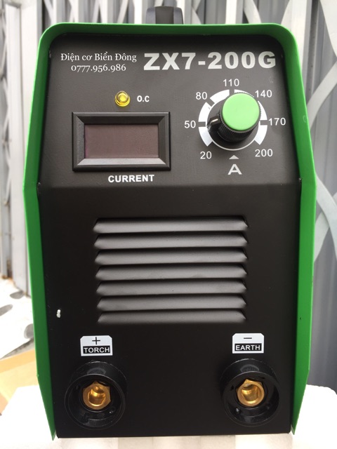 Máy hàn điện tử Tặng Bó 20 que Máy Hàn điện tử BOSS ZX7-200G INVERTER xanh lá model mới cao cấp