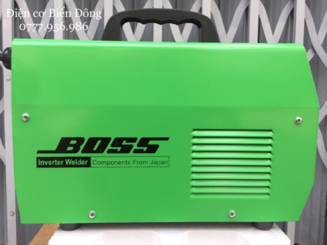 Máy hàn điện tử Tặng Bó 20 que Máy Hàn điện tử BOSS ZX7-200G INVERTER xanh lá model mới cao cấp