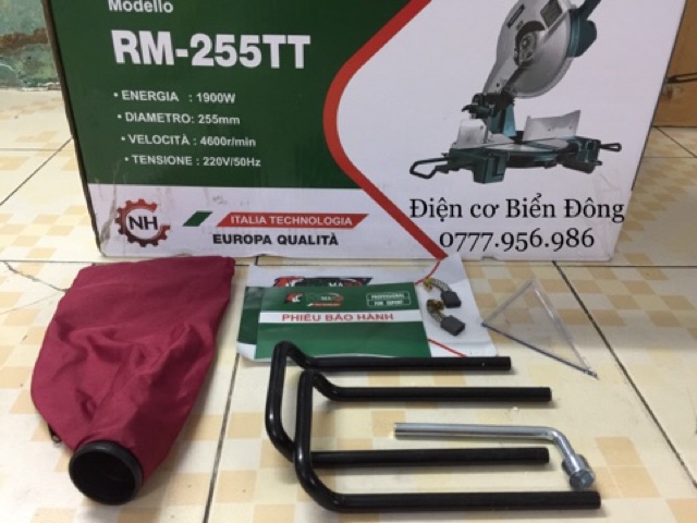 Máy cắt nhôm ROMANO Cắt 45 độ đĩa cắt 255 1900w cắt chính xác các vật liệu nhôm nhựa gỗ
