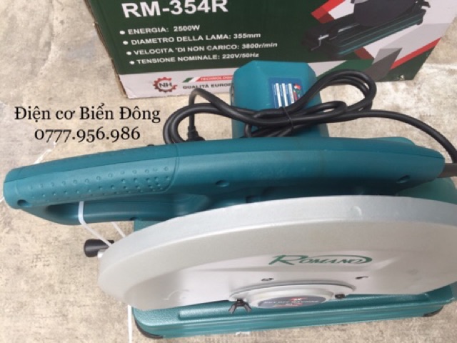 Máy cắt bàn chính hãng ROMANO Ý đĩa cắt 355mm 2500W