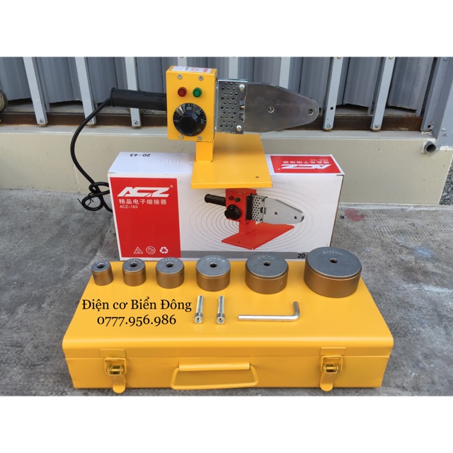 Máy Hàn nhiệt điện tử ACZ 600W hàn nhựa, ống nước trong sản xuất và nhu cầu gia đình.