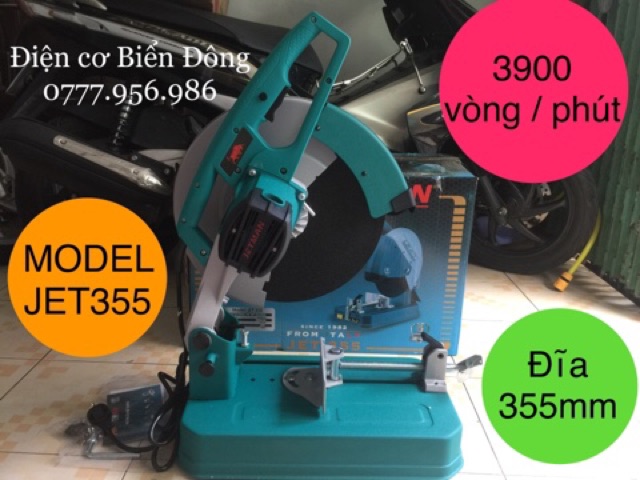 Máy cắt bàn chính hãng JETMAN CON BÒ HÚT 2800W 3900 vòng tua cắt mạnh lực và thẳng nếp