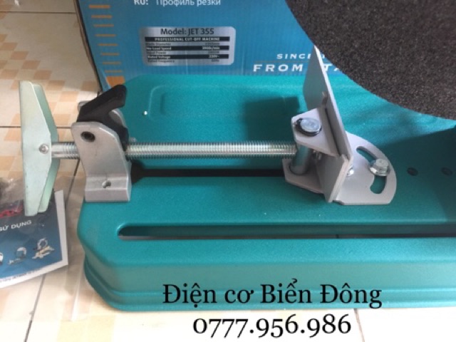 Máy cắt bàn chính hãng JETMAN CON BÒ HÚT 2800W 3900 vòng tua cắt mạnh lực và thẳng nếp